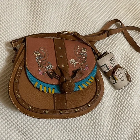 Disney Danielle Nicole  Tangled Flynn Ryder Crossbody Bag - Picture 9 of 12
